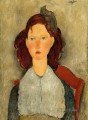 young girl seated 1918 Amedeo Modigliani